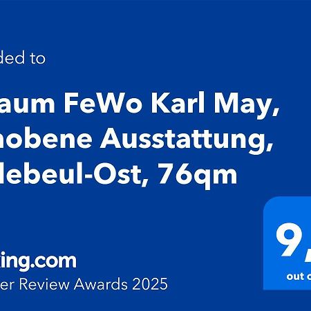 3 Raum Fewo Karl May, Gehobene Ausstattung, Radebeul-Ost, 76Qm Esterno foto